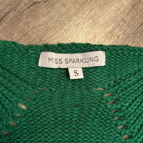 NEW Kelly Green Knit Sweater - Picture 6 of 13